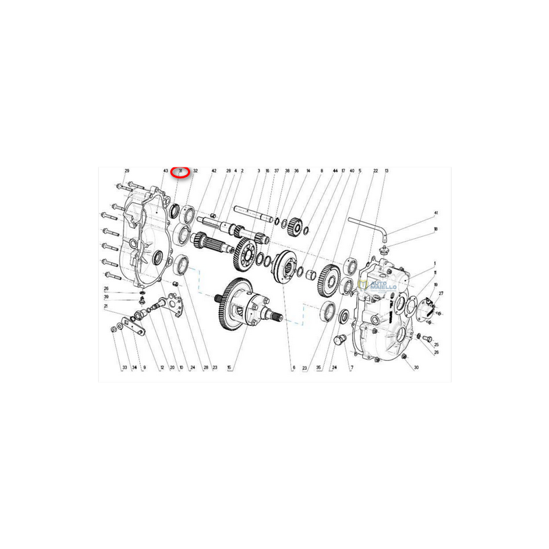 PARAOLIO 25X40X7 SEMIASSE COMEX AIXAM CASALINI CHATENET GRECAV MICROCAR