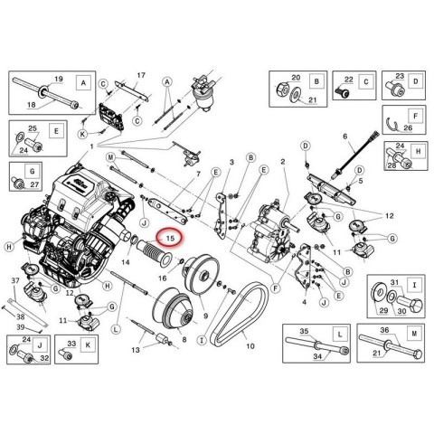 Tubo aspirazione filtro aria Ligier Microcar 2