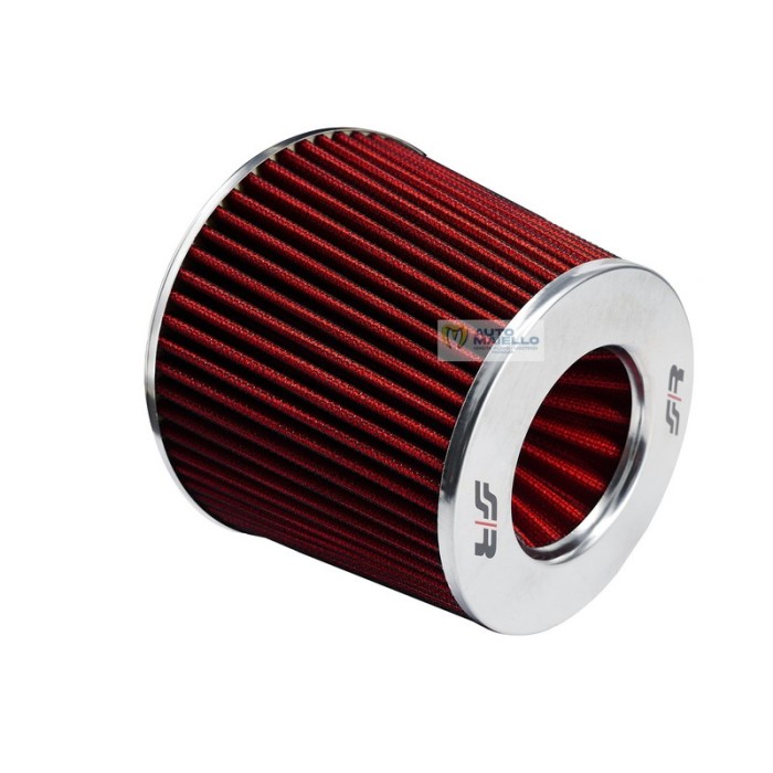 Filtro sportivo tuning Aixam Microcar biconico elicoidale cotone rosso