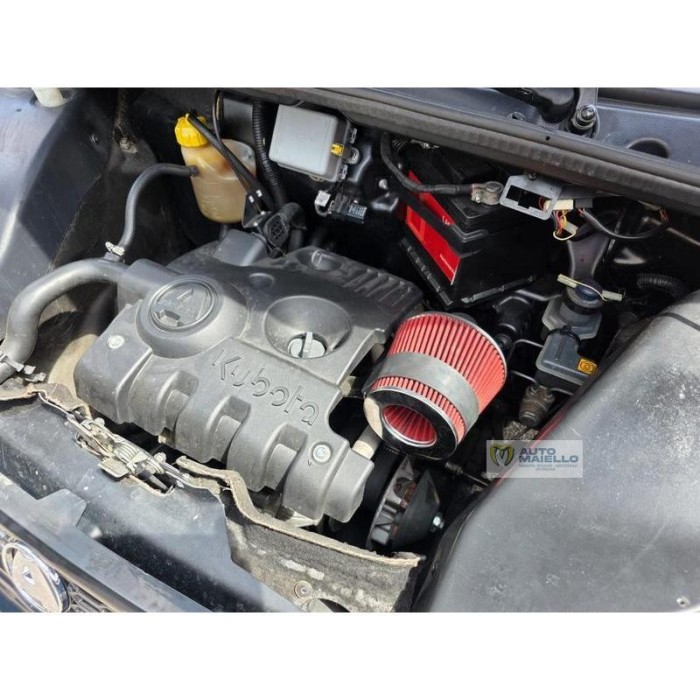 Filtro sportivo tuning Aixam Microcar biconico elicoidale cotone rosso