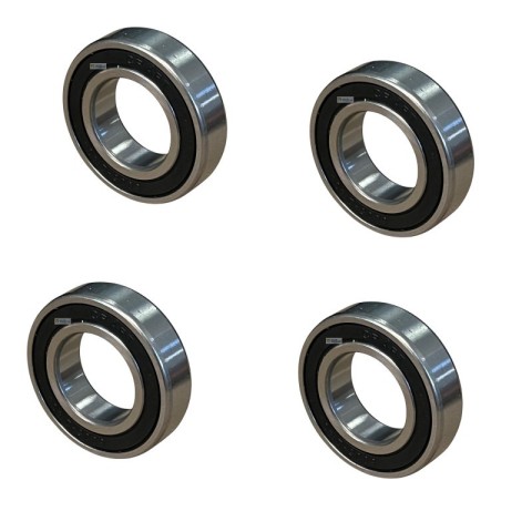 6005 KIT 4 CUSCINETTI RUOTE POSTERIORI 25X47X12 AIXAM BELLIER CASALINI CHATENET GRECAV JDM TASSO