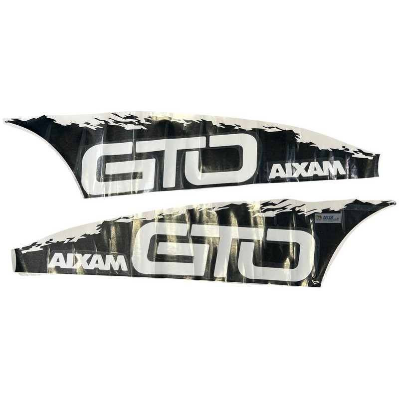7AR302 7AR301 KIT ADESIVI LATERALI PORTA SX DX AIXAM GTO