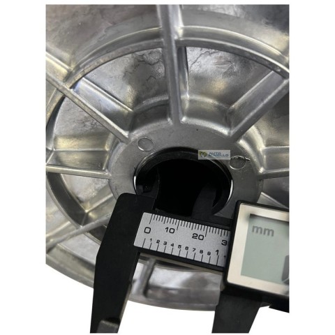 1412450 202015 PULEGGIA VARIATORE MOTORE NUOVA VERSIONE CON PLASTICHE BIANCHE 2