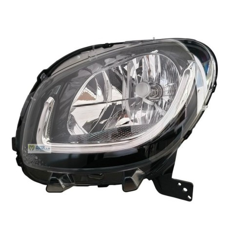 A4539069600 Faro sx Smart 453 parabola nera