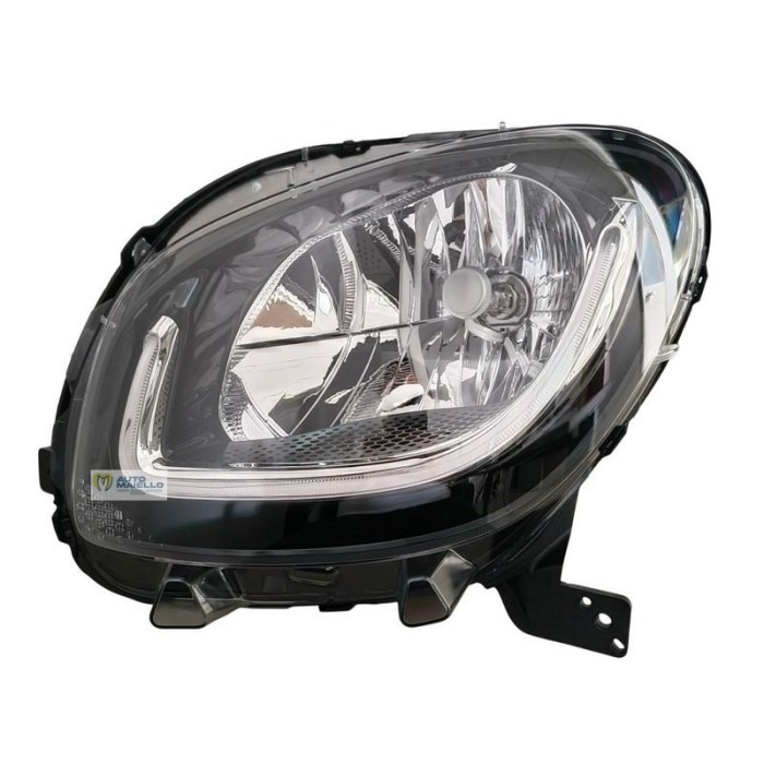 A4539069600 Faro sx Smart 453 parabola nera