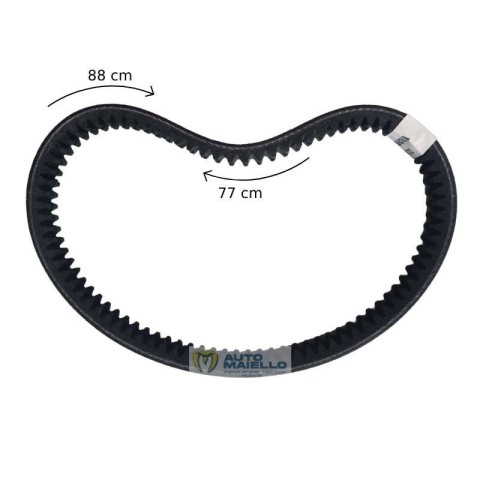 CINGHIA VARIATORE AIXAM CON RIGO 3ARP023 2172-S 046 CITY GTO COUPE CROSSOVER MINAUTO 88cm 77cm 2