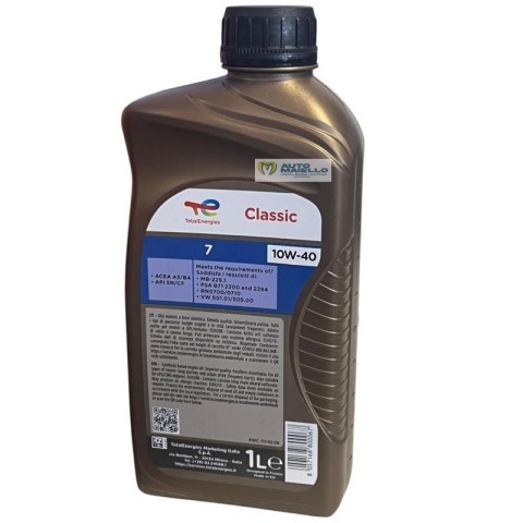 Olio motore 10w 40 Total 1LT tagliando microcar aixam ligier chatenet 2