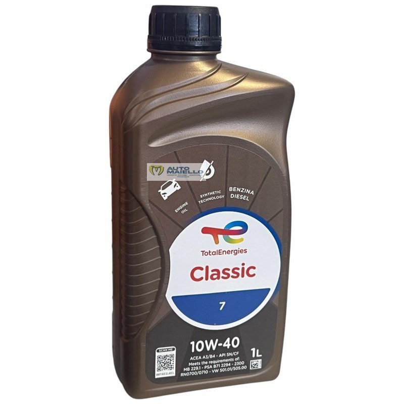 Olio motore 10w 40 Total 1LT tagliando microcar aixam ligier chatenet