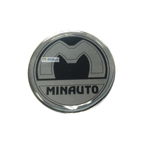 6XA081 Adesivo logo tappo ruota Minauto SV43CF