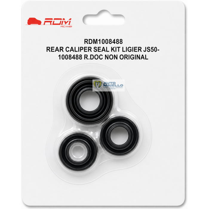 KIT GUARNIZIONI PINZA FRENO POSTERIORE LIGIER MICROCAR JS50 JS60 MYLI IXO DUE MGO