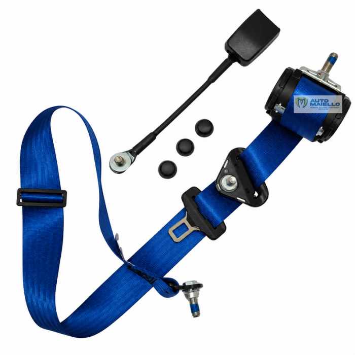 Kit cintura di sicurezza blu Aixam 1 sedile GTO