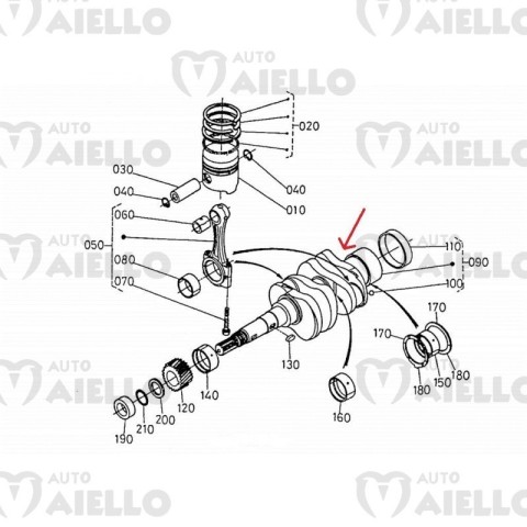 guarnizione pompa acqua kubota z402 z482 z602 aixam 2