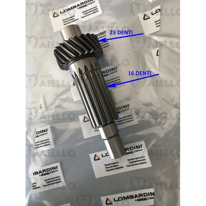CORONA 75 DENTI E ALBERO PIGNONE 23 E 16 DENTI COMMON RAIL DCI
