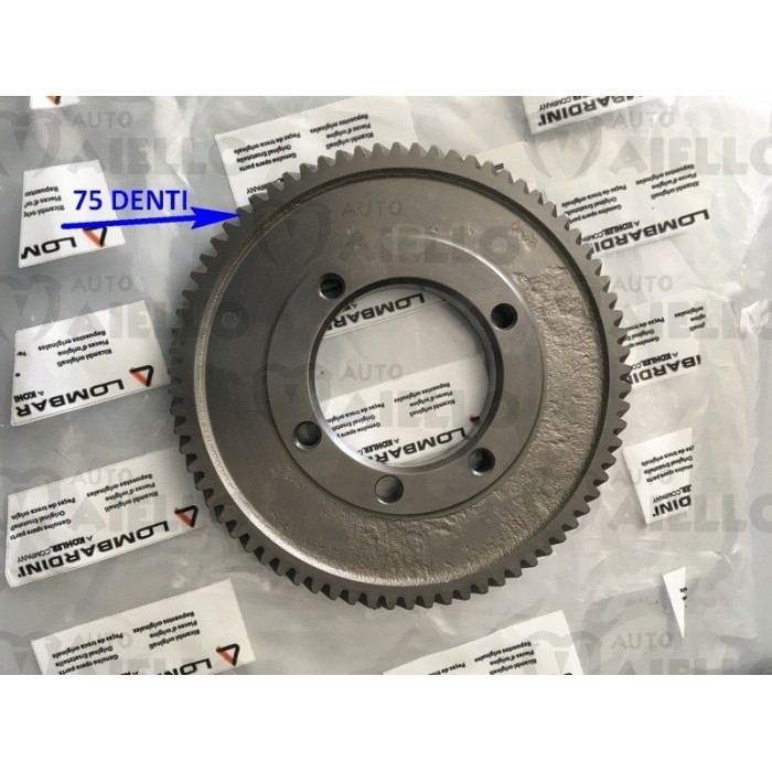 CORONA 75 DENTI E ALBERO PIGNONE 23 E 16 DENTI COMMON RAIL DCI