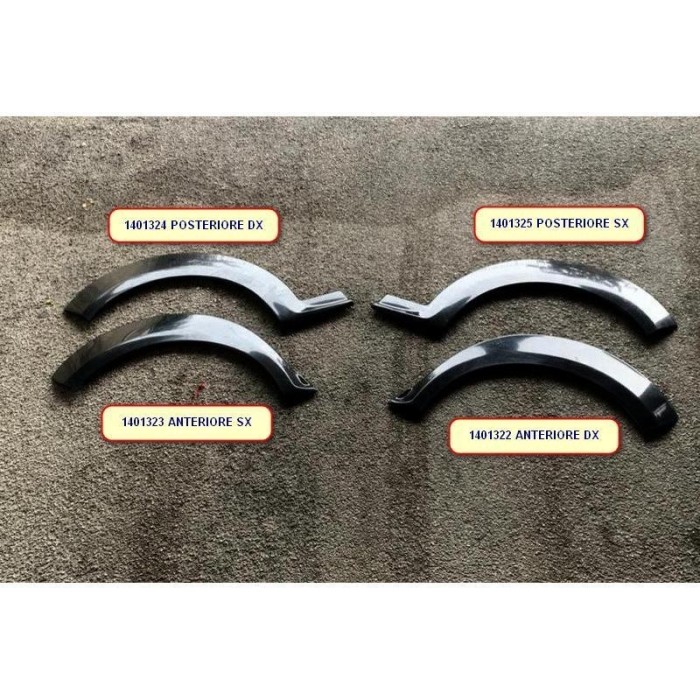 Kit modanature fascia passaruota parafanghi e fiancate microcar M8