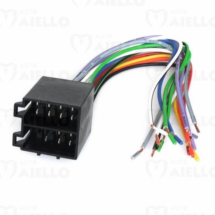 Cavetto per montaggio autoradio universale femmina