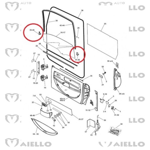 1009660 PARTE TERMINALE RASCHIAVETRO ANTERIORE DESTRO DUE FIRST 2