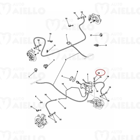 1007901 VITE FRENO POST M10 X 125 MICROCAR LIGIER 2