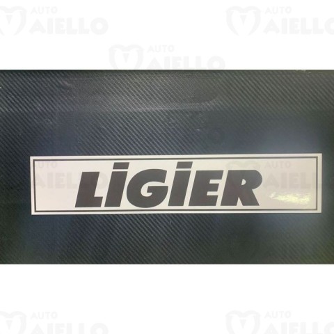 Adesivo bianco paraurti e portellone Ligier JS50 Microcar