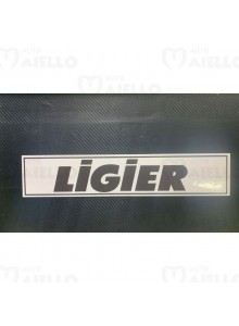 Adesivo bianco scritta paraurti anteriore posteriore portellone Ligier JS50 Microcar