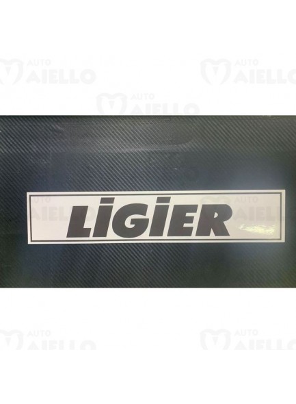 Adesivo bianco paraurti e portellone Ligier JS50 Microcar