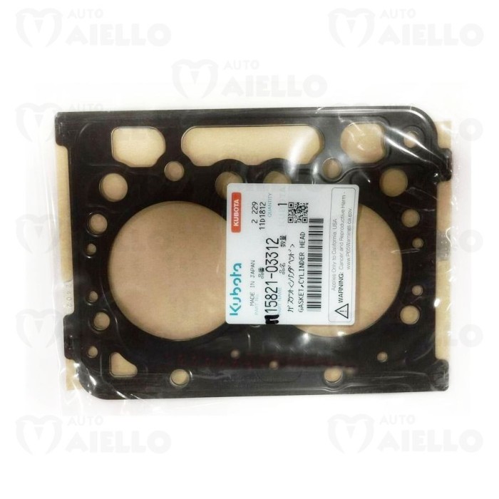 1582103312 Guarnizione testata motore kubota z402 aixam LAMIERA