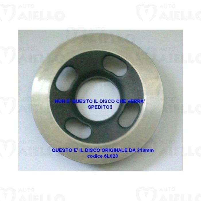 Disco freno anteriore d 209 mm Aixam Bellier Casalini Grecav Meta