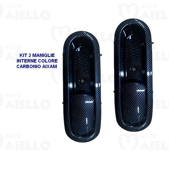 Kit maniglia porta interna carbonio tuning Aixam 721 741 751 city coupe impulsion vision sensation gto