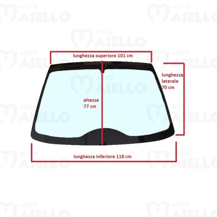 PARABREZZA VETRO CRISTALLO ANTERIORE COLORATO LIGIER BE TWO BE UP