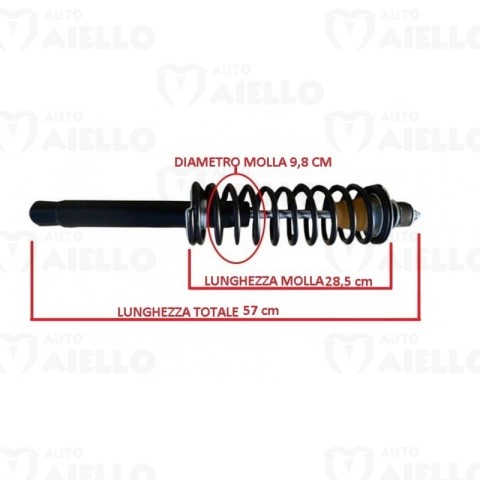 AMMORTIZZATORE ANTERIORE LIGIER X-TOO JS28 da telaio "11074 XTOO MAX JS32