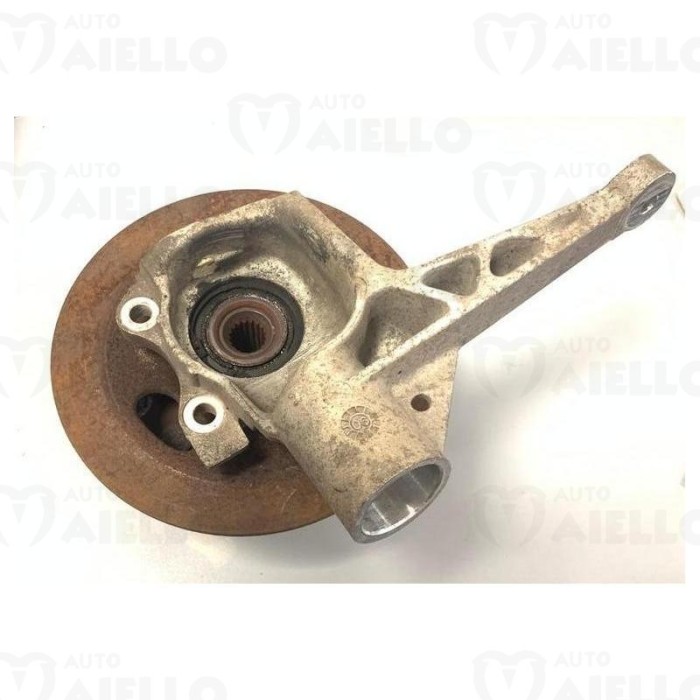 Portamozzo alluminio ant. sx completo mozzo e disco 210 Aixam 400 500 721 741 city crossline scouty multitruck