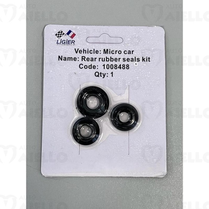 KIT GUARNIZIONI PER 1 PINZA FRENO POST LIGIER JS50 IXO DUE MICROCAR MGO