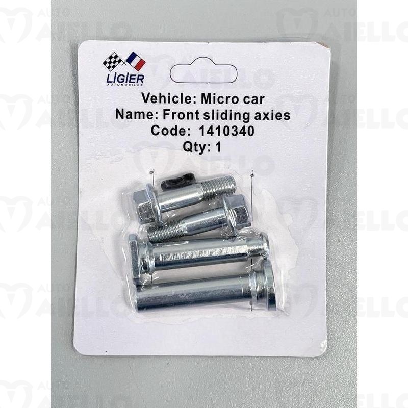 KIT COLONNETTE PISTONCINI PINZA FRENI ANT LIGIER JS50 DUE MICROCAR MGO