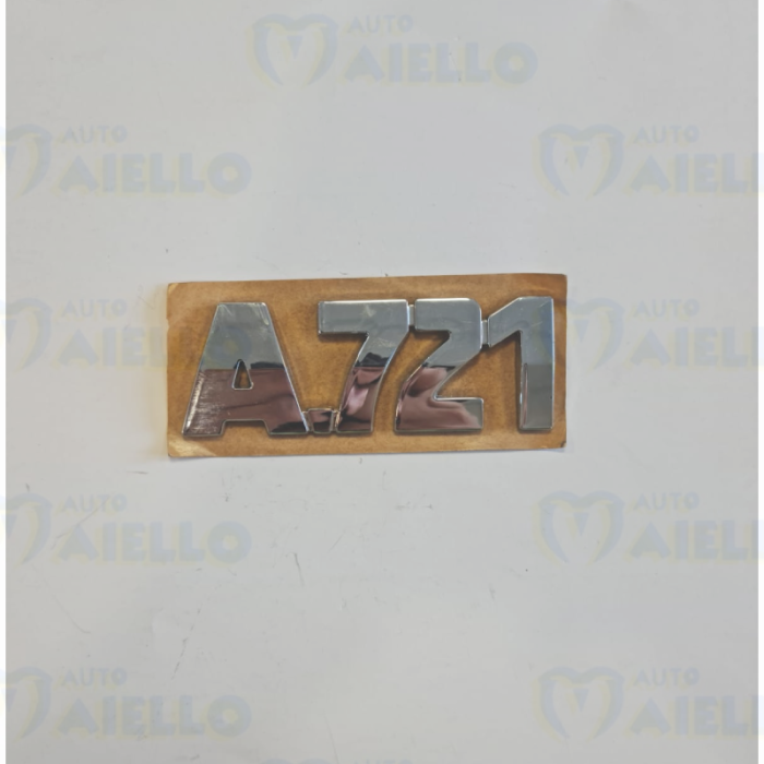 TARGHETTA ADESIVA AIXAM SCRITTA A721