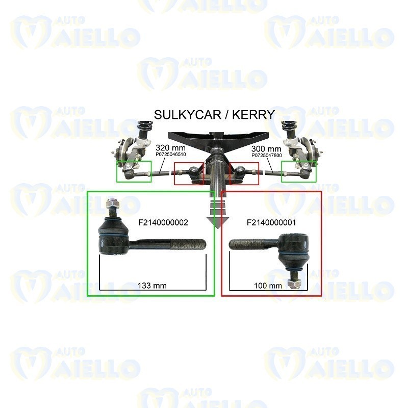 TESTINA STERZO SCATOLA GUIDA DESTRA CASALINI KERRY