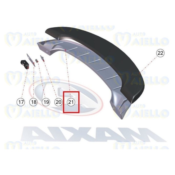 SPOILER BAULE AIXAM VISION SENSATION EMOTION GTO CITY